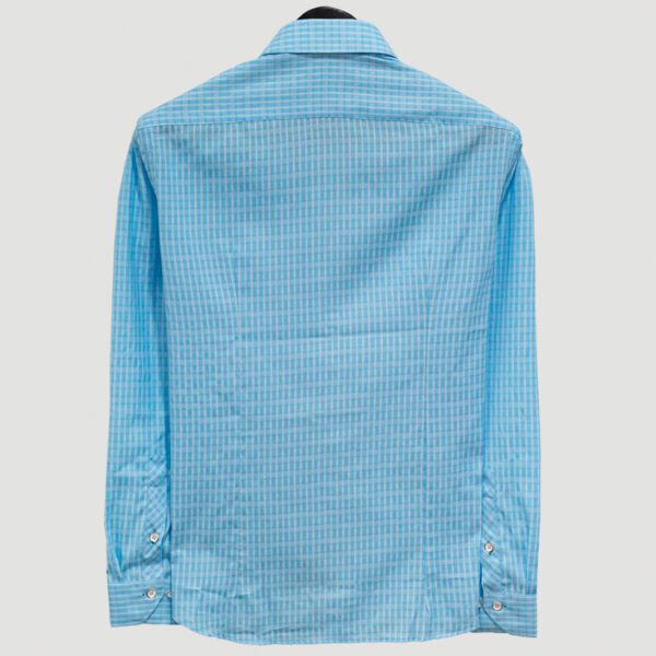 camisa celeste estructura plana marca business casual cl sico 146301 CELESTE 4