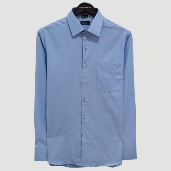 camisa celeste estructura plana marca colletti cl sico 146310 CELESTE 1