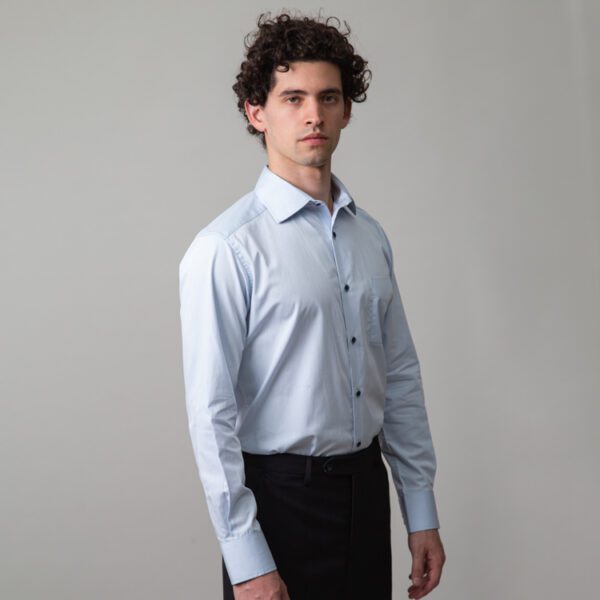 camisa celeste estructura plana marca colletti cl sico 149225 249606 1