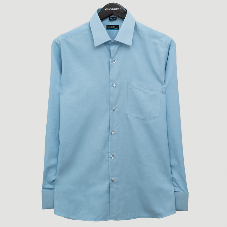 camisa celeste estructura plana marca colletti cl sico 155431 CELESTE 1