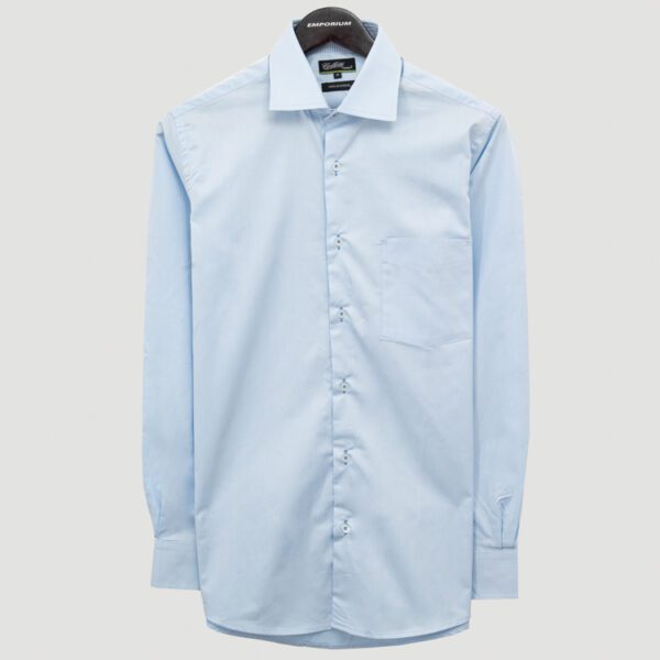 camisa celeste estructura plana marca colletti slim 152466 CELESTE 1