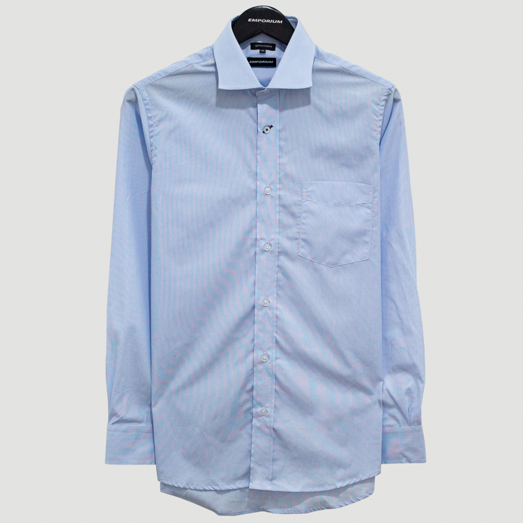 camisa celeste estructura plana marca emporium cl sico 141038 CELESTE
