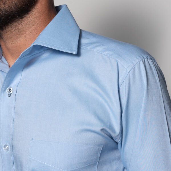 camisa celeste lisa marca smart slim 122242 CELESTE 2