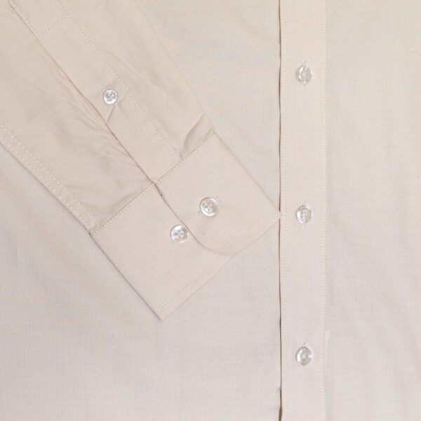 camisa crema estructura plana marca smart slim 141181 CREMA 4