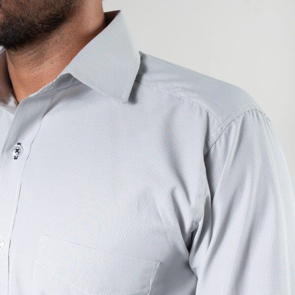 camisa gris estructura labrada marca smart slim 150499 GRIS 2