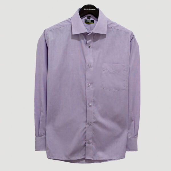 camisa lila diseno plano marca smart slim 138503 LILA 1