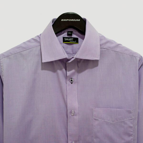 camisa lila diseno plano marca smart slim 138503 LILA 3