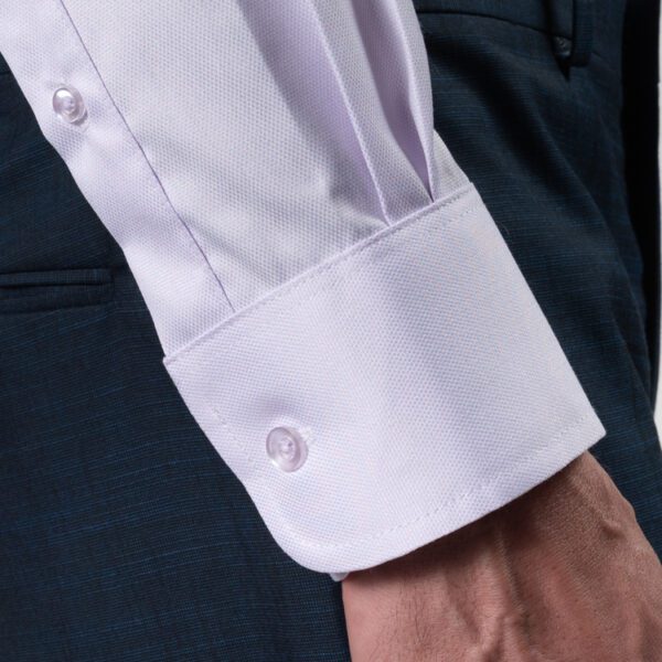 camisa lila estructura labrada marca smart slim 122221 LILA 4