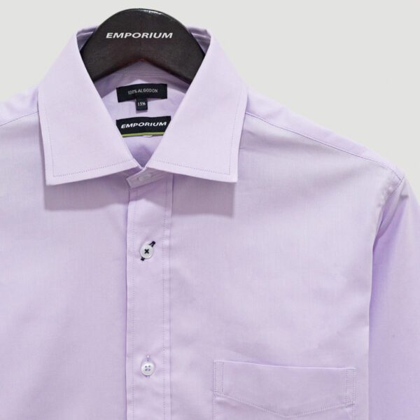 camisa lila estructura plana marca emporium slim 140503 LILA 2