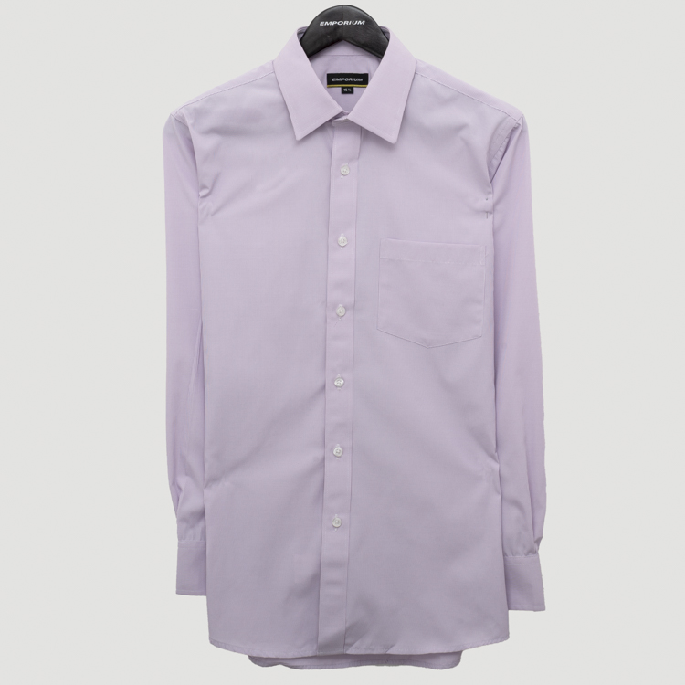 camisa lila estructura plana marca emporium slim 154962 LILA 1