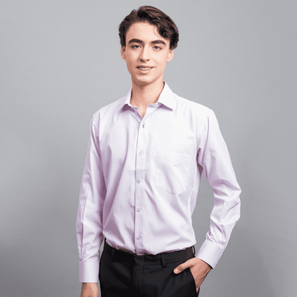 camisa lila estructura plana marca smart slim 152555 LILA 1