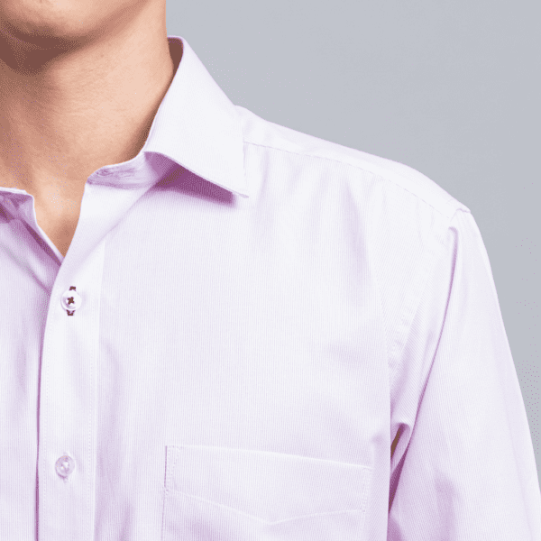 camisa lila estructura plana marca smart slim 152555 LILA 2