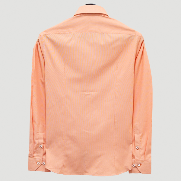 camisa naranja estructura labrada marca business casual cl sico 142070 NARANJA 4