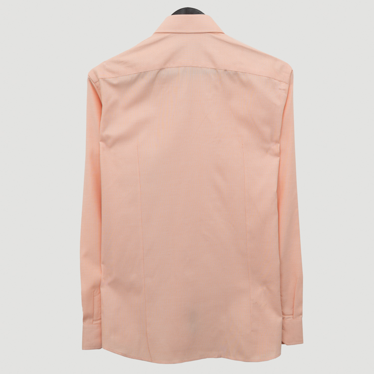 camisa naranja estructura labrada marca business casual cl sico 155470 NARANJA 3