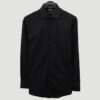 camisa negra estructura plana marca colletti slim 152458 NEGRO 1