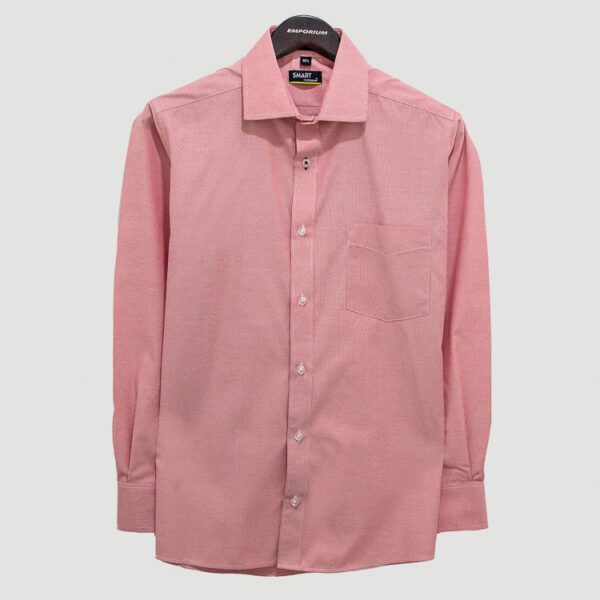 camisa rojo diseno con lineas marca smart slim 138494 ROJO 1