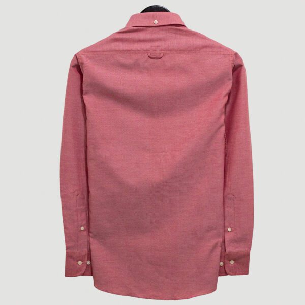 camisa rojo estructura labrada marca business casual slim 138380 ROJO 4