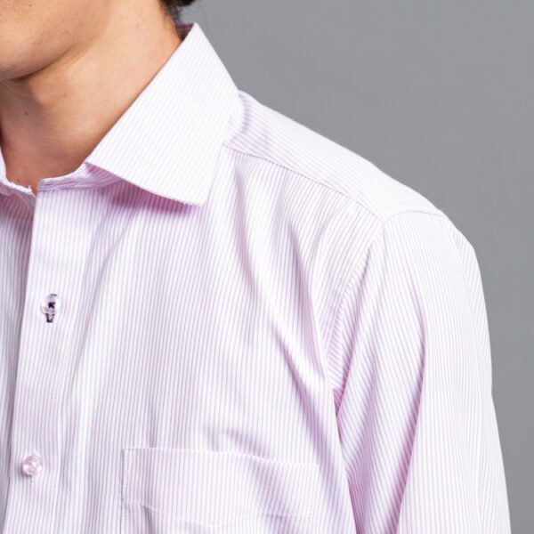 camisa rosada diseno de lineas marca smart slim 152573 ROSADO 2