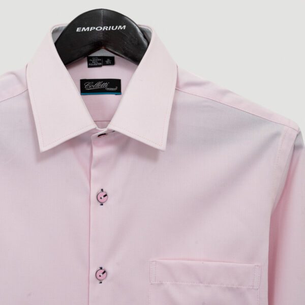 camisa rosada estructura labrada marca colletti cl sico 148782 ROSADO 2