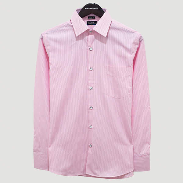 camisa rosado diseno de lineas marca colletti cl sico 142029 ROSADO 1