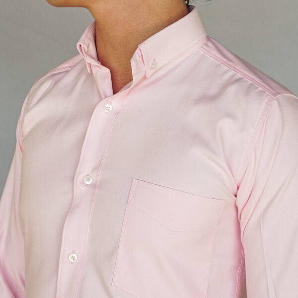 camisa rosado diseno plano marca business casual slim 127426 220191 2