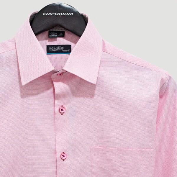 camisa rosado estructura labrada marca colletti cl sico 146341 ROSADO 3