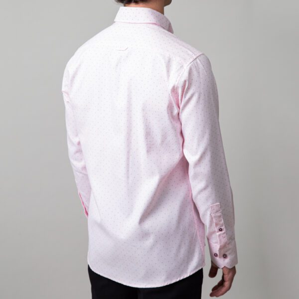 camisa rosado estructura puntos marca business casual slim 147700 ROSADO 3