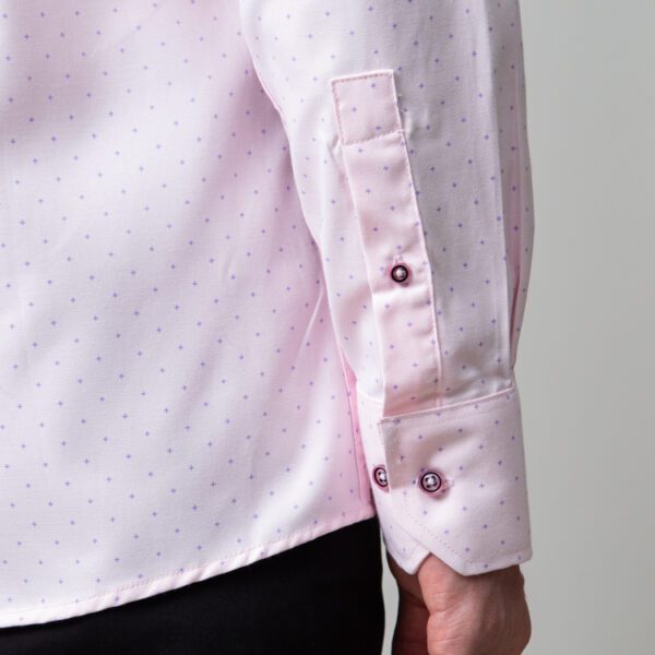 camisa rosado estructura puntos marca business casual slim 147700 ROSADO 4
