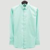 camisa verde estructura plana marca bcasual slim 138524 VERDE 1