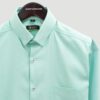camisa verde estructura plana marca bcasual slim 138524 VERDE 2