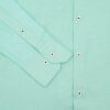 camisa verde estructura plana marca bcasual slim 138524 VERDE 4