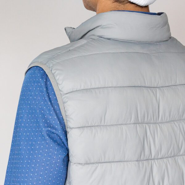 chaleco gris estructura plana marca chaps slim 144345 GRIS 2