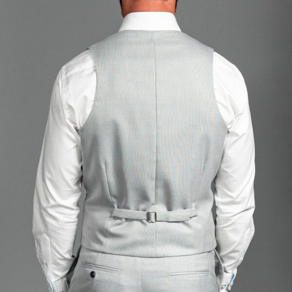 chaleco reversible gris y azul estructura labrada marca emporium slim 155048 GRIAZUL 2