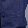 chaleco reversible negro y azul estructura labrada marca emporium slim 152733 NEGAZUL 2