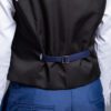 chaleco reversible negro y azul estructura labrada marca emporium slim 152733 NEGAZUL 4