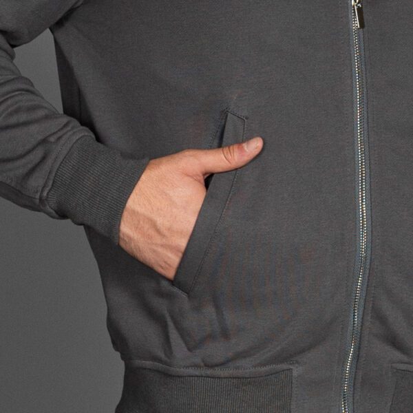 chumpa gris estructura plana marca carven slim 157551 NEGRO 4