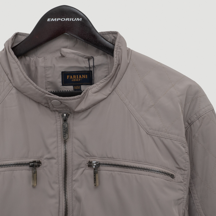 chumpa gris estructura plana marca carven slim 157971 GRIS 2