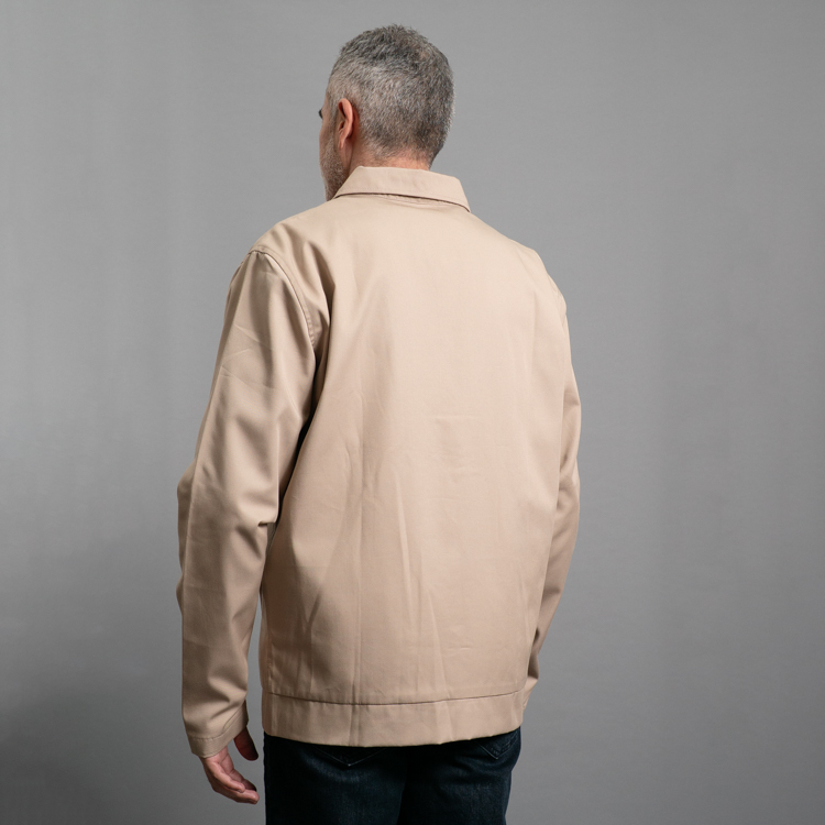 chumpa khaki estructura plana marca monkey jackets slim 145193 KHAKI 2