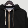 chumpa negro estructura plana marca carven slim 147588 NEGRO 2