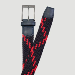 cicho azul y rojo diseno trenzado marca buckle cl sico 147447 237793 1