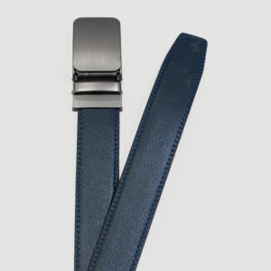 cincho azul estilo texturizado marca buckle cl sico 143686 222943 1