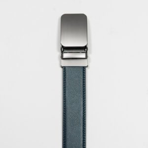 cincho azul estilo texturizado marca buckle cl sico 150166 255878 1