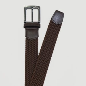 cincho caf diseno trenzado con hebilla metalica marca buckle cl sico 144782 222917 1