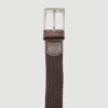 cincho caf diseno trenzado marca buckle cl sico 144784 237800 2