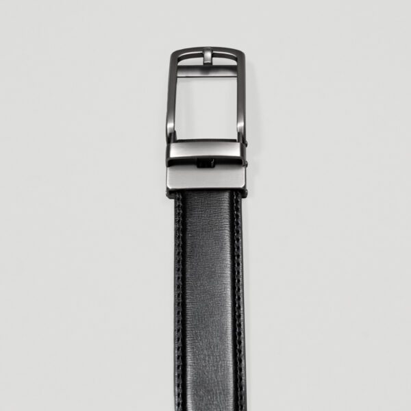 cincho de nino negro diseno texturizado marca buckle cl sico 151900 NEGRO 2