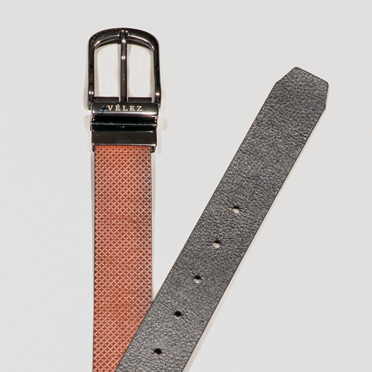 cincho gena y negro diseno reversible marca v lez cl sico 138634 BRANNEG