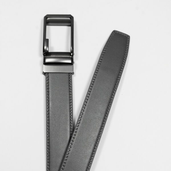 cincho gris estructura plana marca buckle cl sico 150162 GRIS 2