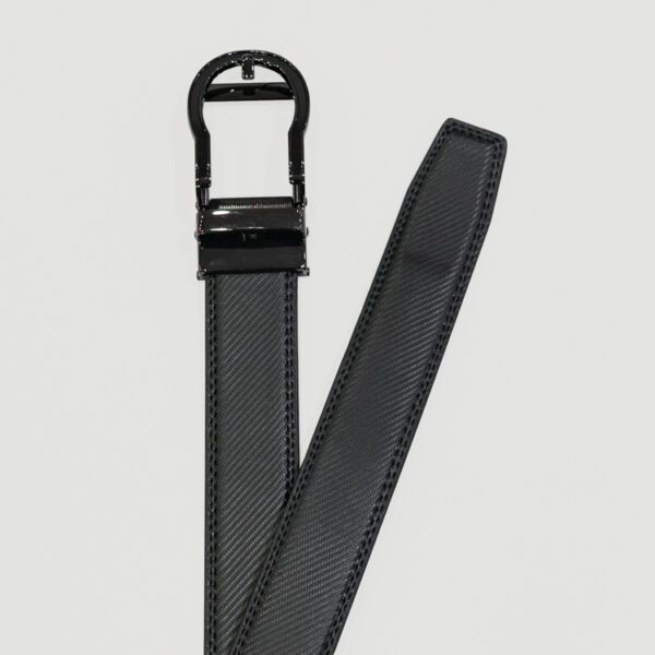 cincho negro estilo texturizado marca buckle cl sico 143865 NEGRO 1
