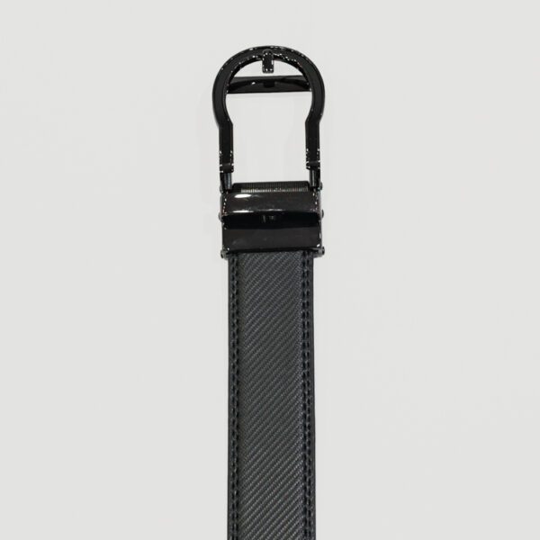 cincho negro estilo texturizado marca buckle cl sico 143865 NEGRO 2
