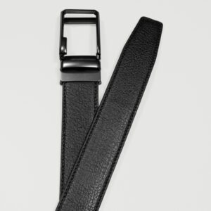 cincho negro estilo texturizado marca buckle cl sico 150726 289226 1